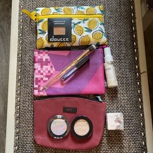 Ipsy makeup bags and beauty products